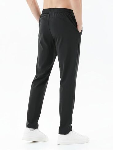 Men Sweatpants with Zipper Pockets Stretch Lightweight Athletic Track Pants for Joggers,Running,Workout,Gym in Saudi Arabia