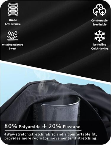 Men Sweatpants with Zipper Pockets Stretch Lightweight Athletic Track Pants for Joggers,Running,Workout,Gym in Saudi Arabia