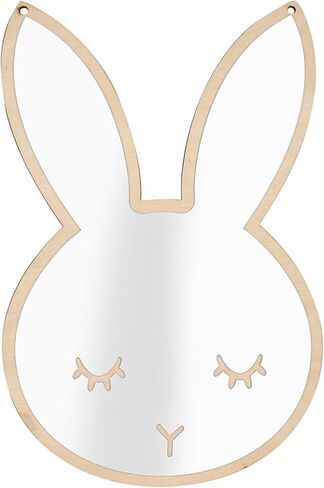 Keenso Decorative Mirror Acrylic Wall Sticker with Cute Design Hanging or Sticking Home Decor for Children Kids Room, Very Cute Design, 2 Pieces (#1) in Saudi Arabia
