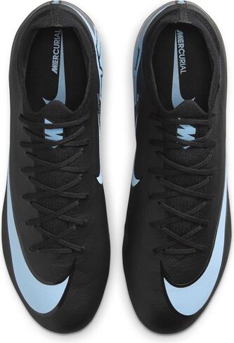 حذاء كرة القدم Mercurial Vapor 16 Pro للأرضيات الصلبة من نايكي (أسود/أزرق ثلجي) in Kuwait
