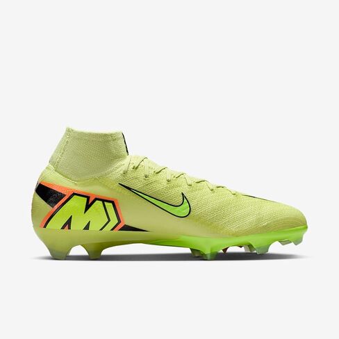 حذاء كرة القدم Mercurial Superfly 10 Elite للأرضيات الصلبة من نايكي (لايم لايت/هايبر قرمزي/فولت) in Kuwait