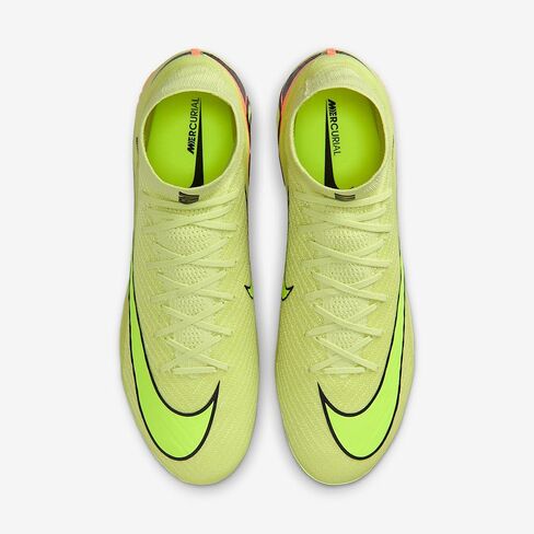 حذاء كرة القدم Mercurial Superfly 10 Elite للأرضيات الصلبة من نايكي (لايم لايت/هايبر قرمزي/فولت) in Kuwait
