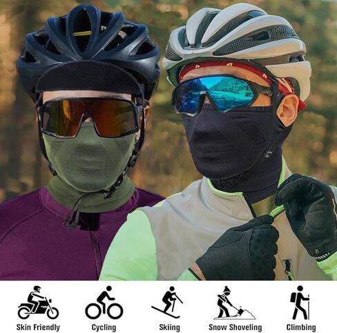Balaclava Half Face Mask for Men Women Windproof Face Cover Neck Warmer Gaiter for Motorcycle Cycling Outdoor Sports in Saudi Arabia
