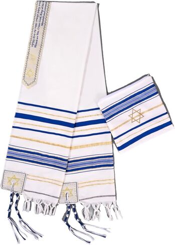 Tallit Prayer Shawl 72"x 22" with Bag For Men & Women in Saudi Arabia