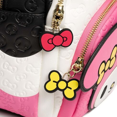 Loungefly Sanrio Kuromi, My Melody, and Hello Kitty Glow In The Dark Triple Pocket Womens Backpack in Saudi Arabia