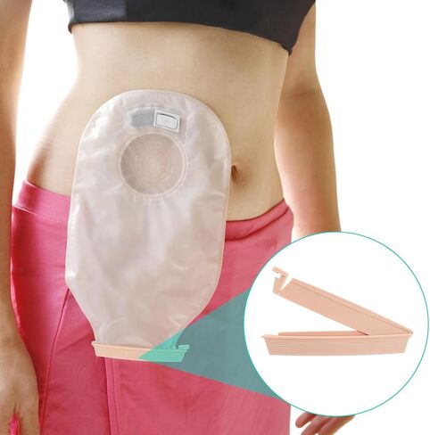 10Pcs Ostomy Bag Clips, Leak-Proof Drainable Pouch Clamps, Reusable Tail Closure Sealing Clip, Ostomy Bag Colostomy Supplies Fistula Accessories in Saudi Arabia