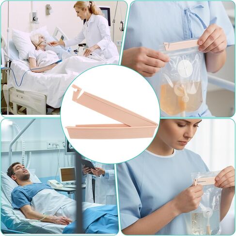 10Pcs Ostomy Bag Clips, Leak-Proof Drainable Pouch Clamps, Reusable Tail Closure Sealing Clip, Ostomy Bag Colostomy Supplies Fistula Accessories in Saudi Arabia