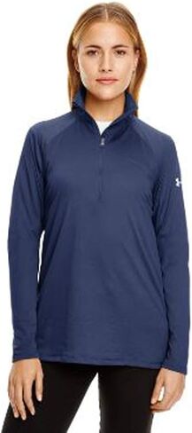 Under Armour Ladies' UA Tech Quarter-Zip, Midnight Navy, X-Small in Saudi Arabia