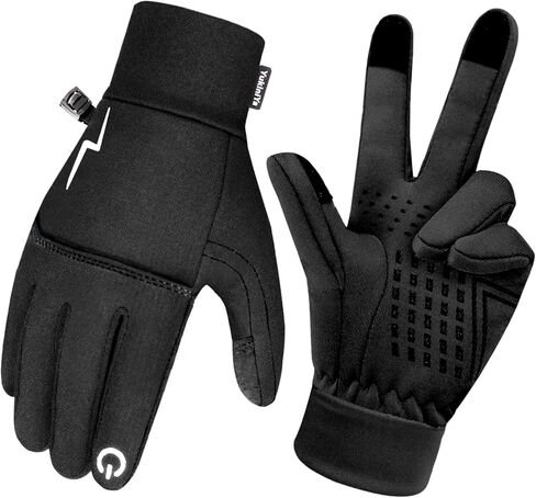Kids Winter Gloves for Girls Boys Thermal Touchscreen Anti-Slip Reflective Gloves with Velvet Lining for 3-16 Years in Saudi Arabia