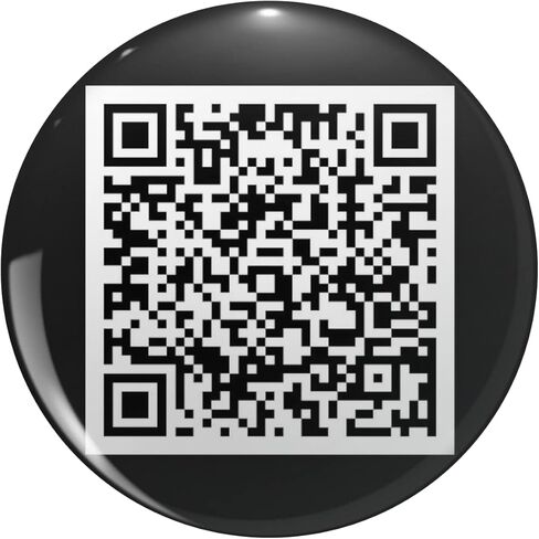 SPINNING RAT QR CODE Round Metal 0.75" Lapel Pin Hat Shirt Tie Tack Pinback in Saudi Arabia