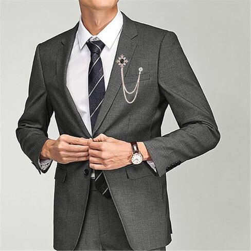 Men's Statement Corsage Shirt Collar Accessories Brooch - Elegant Shirt Collar Accessory for Formal and Casual Outfits in Saudi Arabia