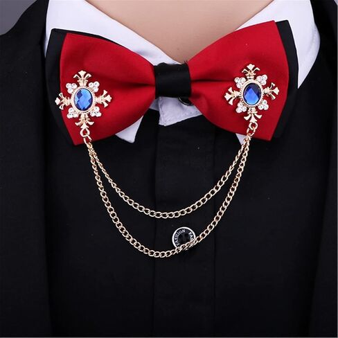 Men's Statement Corsage Shirt Collar Accessories Brooch - Elegant Shirt Collar Accessory for Formal and Casual Outfits in Saudi Arabia
