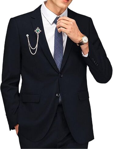 Men's Statement Corsage Shirt Collar Accessories Brooch - Elegant Shirt Collar Accessory for Formal and Casual Outfits in Saudi Arabia