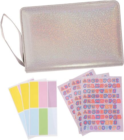 Gadpiparty 1Set Capacity Budget Envelope Clutch Bag Multifunctional PU Zipper Money Wallet with Envelopes Calculator and Stickers for Travel and Business in Saudi Arabia