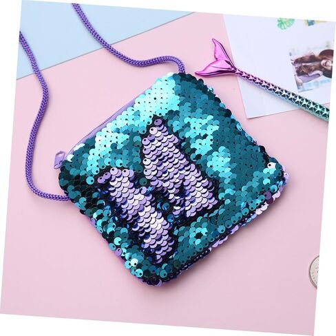 BESPORTBLE 3Pcs Sequins Coin Purse Fashion Square Bag Small Change Pouch for Boys for Jewelry Coins Keys Candy Storage in Saudi Arabia