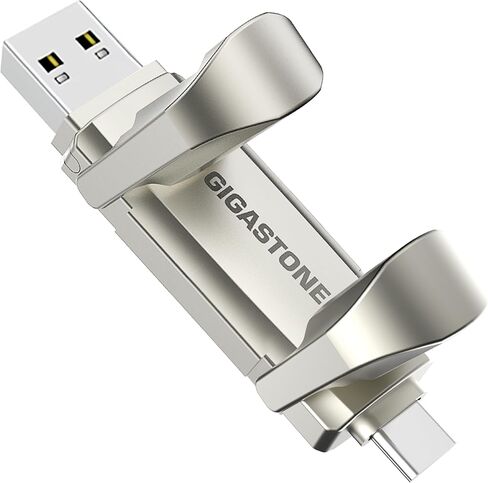 Gigastone 250GB External SSD Read Speed 500MB/s USB 3.2 Type-C External Solid State Drive Portable, 3D NAND Ultra Slim Metal, for PS4 PC Laptop Mac Windows Linux Android Xbox One Smart TV in Kuwait