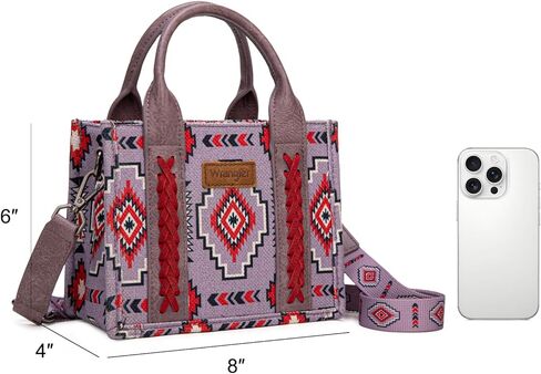 Wrangler Mini Tote Bag Small Top Handle Bag Ladies Woven Satchel Handbag in Saudi Arabia