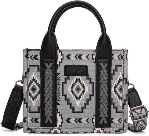 حقيبة رانجلر ميني توت صغيرة ذات مقبض علوي حقيبة يد منسوجة للسيدات in Kuwait