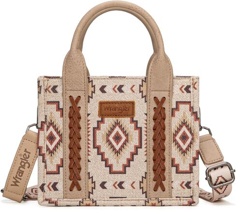 Wrangler Mini Tote Bag Small Top Handle Bag Ladies Woven Satchel Handbag in Saudi Arabia