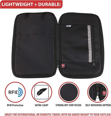 Lewis N. Clark Document Organizer Holder for Identity Theft Protection, Lightweight and Easy to Carry in Saudi Arabia