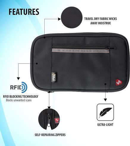 Lewis N. Clark Document Organizer Holder for Identity Theft Protection, Lightweight and Easy to Carry in Saudi Arabia