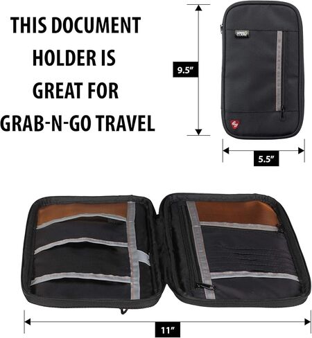 Lewis N. Clark Document Organizer Holder for Identity Theft Protection, Lightweight and Easy to Carry in Saudi Arabia