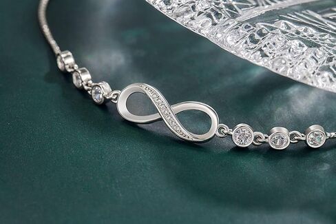 VIRAGIL To My Wife Infinity Heart Bracelet From Husband, Meaningful Bracelet Gift for Wife, Romantic Jewelry with Message Card, Valentine Birthday or Wedding Keepsake in Saudi Arabia