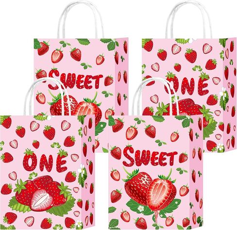 24 Pieces Summer Beach Paper Bags Pool Party Decoration Supplies Hawaiian Luau Summer Party Favors Candy Bags with Handles Summer Holiday Decoration Supplies in Kuwait