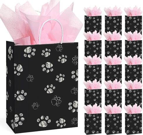 24 Pieces Summer Beach Paper Bags Pool Party Decoration Supplies Hawaiian Luau Summer Party Favors Candy Bags with Handles Summer Holiday Decoration Supplies in Kuwait