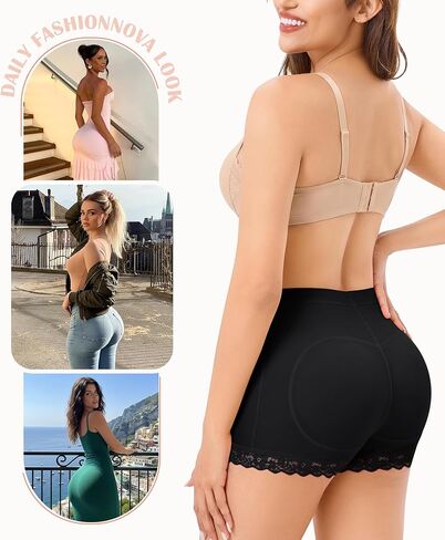 LANCS ملابس داخلية نسائية لرفع المؤخرة سراويل داخلية مبطنة ملابس داخلية محسن للأرداف سراويل داخلية بدون خياطة سراويل قصيرة للتحكم في البطن in Kuwait
