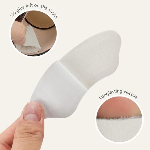6 Pairs Heel Pads for Shoes, Memory Foam Heel Cushions to Prevent Blisters & Stop Slipping, Anti-Slip Heel Grips for High Heels & Dress Shoes, Black and Beige in Kuwait