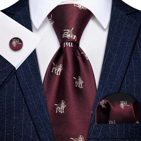 Christmas Ties for Men Silk Xmas Necktie Pocket Square Cufflinks Set Holiday Festival Funny New Year in Saudi Arabia