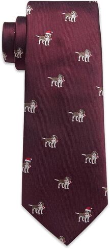 Christmas Ties for Men Silk Xmas Necktie Pocket Square Cufflinks Set Holiday Festival Funny New Year in Saudi Arabia