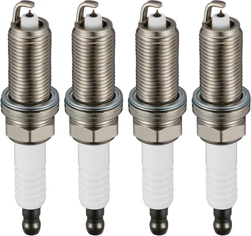 Set of 4 Iridium Spark Plugs 7092 Compatible with Acura Honda Dodge Mitsubishi Toyota Camry Corolla RAV4 Solara Pontiac Vibe Lexus Scion xB tC 1.8L 2.0L 2.4L 2.5L L4 H4 Replacement for BKR6EGP in Saudi Arabia
