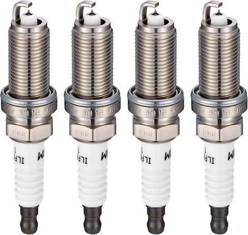 Set of 4 Iridium Spark Plugs 7092 Compatible with Acura Honda Dodge Mitsubishi Toyota Camry Corolla RAV4 Solara Pontiac Vibe Lexus Scion xB tC 1.8L 2.0L 2.4L 2.5L L4 H4 Replacement for BKR6EGP in Saudi Arabia