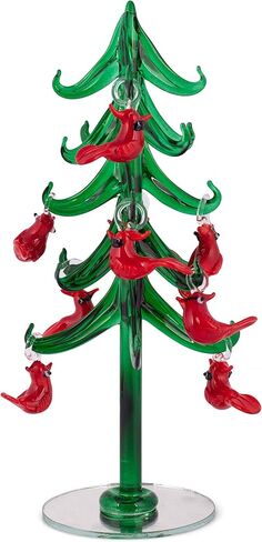 Red Carpet Studios Miniature Evergreen Glass Tree in Saudi Arabia