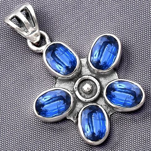 Natural Multi Stone Oval Shape 925 Silver Pendant Jewelry DGP1013 P-1024 in Saudi Arabia