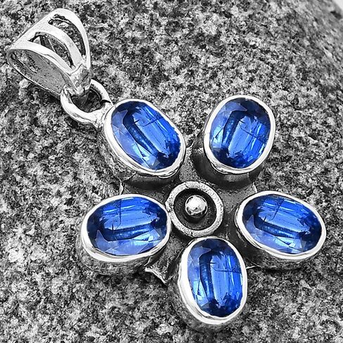 Natural Multi Stone Oval Shape 925 Silver Pendant Jewelry DGP1013 P-1024 in Saudi Arabia