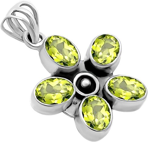 Natural Multi Stone Oval Shape 925 Silver Pendant Jewelry DGP1013 P-1024 in Saudi Arabia