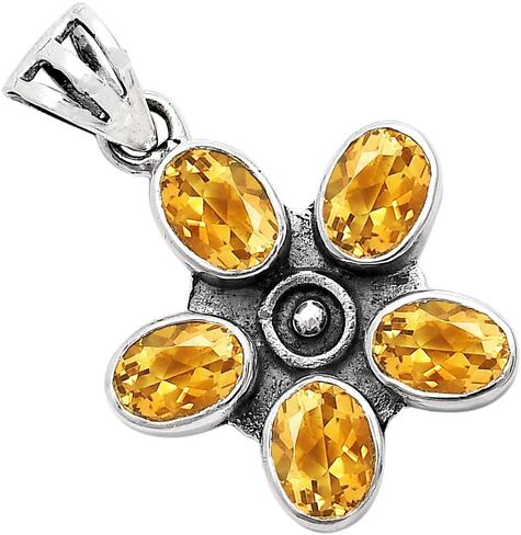 Natural Multi Stone Oval Shape 925 Silver Pendant Jewelry DGP1013 P-1024 in Saudi Arabia