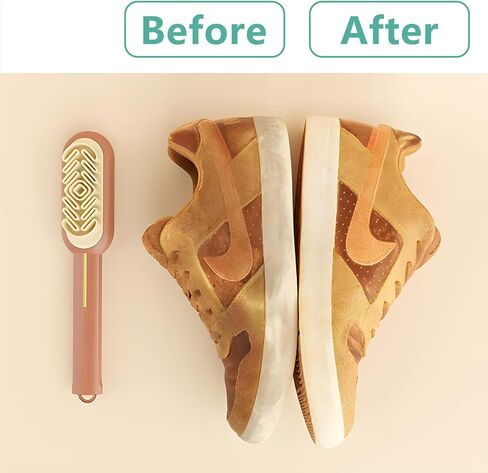 2 in 1 Suede Brush ，Suede Shoe Brush and Eraser，Rubber Polish Eraser with Soft Plastic Bristles for Suede/Nubuck Shoe、Bag、Jacket、Boots Cleaning in Saudi Arabia
