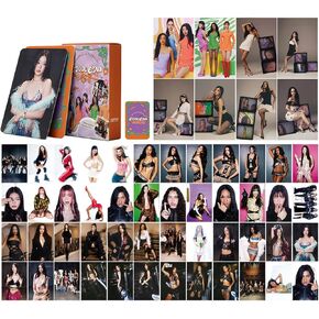 KATSEYE Merch KATSEYE Photocards ألبوم أيدول جديد 55 قطعة مجموعة بطاقات لومو مجموعة بطاقات صور صغيرة Merch هدية لمحبي A05 in Kuwait