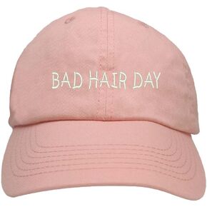 Trendy Apparel Shop Bad Hair Day Kids Embroidered Cotton Baseball Cap in Saudi Arabia