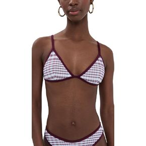 Good American Women's Plaid Bikini Top in Kuwait