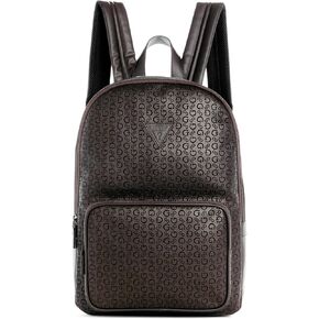 GUESS Mens Warner Backpack, Ground Coffee Brown in Kuwait