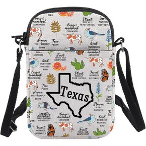 هدايا CHOORO تكساس تحت عنوان تكساس كانتري هدية حفلة توديع العزوبية حقيبة كتف ولاية تكساس هدية الترحيب بالمنزل الجديد in Kuwait