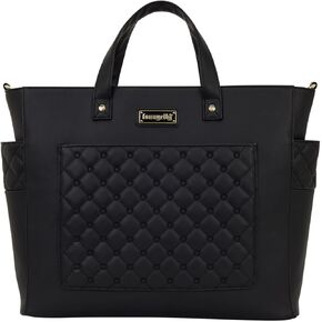 Loungefly The Mo Black Convertible Backpack and Tote Crossbody Pin Trader Bag in Saudi Arabia
