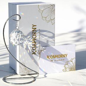 Memorial Gift with Stand, Unique Sympathy Idea for Loss of Family & Loved One, Tabletop Clear Crystal Rainbow Maker, Thoughtful Remembrance Bereavement Box in Saudi Arabia