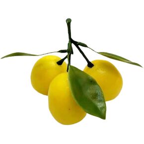 Totority Simulation Lemon Decorative Props 3 Pack Realistic Artificial Lemons for Home Photography Party and Kitchen Decor in Kuwait