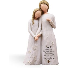 هدايا عيد ميلاد العمة، هدايا للعمات من ابنة الأخت، أفكار هدايا العمة، أفضل هدية للعمة على الإطلاق، تمثال عمة ابنة الأخت المرسوم يدويًا من الراتنج in Kuwait